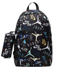Plecak szkolny sportowy Air Jordan plus piórnik czarny - 9B0503-F69