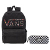 VANS Realm Flying Rucksack Blumen VN0A3UI8YGL 004 + Pencil Pouch