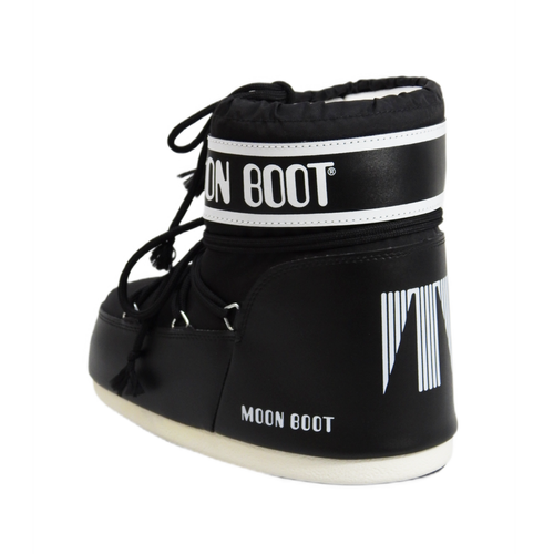 Damskie buty zimowe śniegowce Moon Boot MB Icon Low Nylon Black - 80D1409340-N001