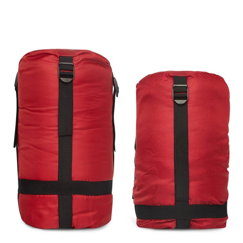 Śpiwór turystyczny dziecięcy mumia Campus Gattino 250 Prawy Czerwony/Pomarańczowy