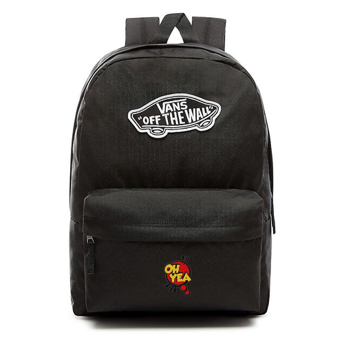 Plecak VANS Realm Backpack szkolny Custom Oh Yea - VN0A3UI6BLK 