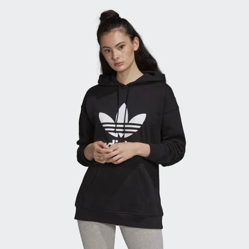 Bluza z kapturem damska Adidas Adicolor Trefoil Hoodie - FM3307