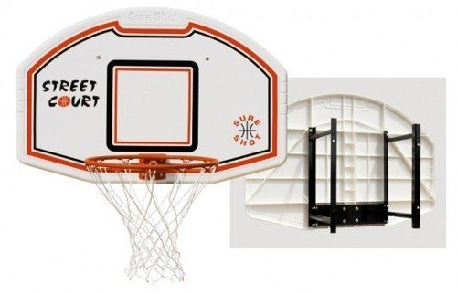 Zestaw do koszykówki kosz z uchwytem Sure Shot 508 Bronx + Piłka Spalding NBA Platinum Streetball