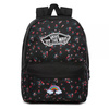 Vans Realm Beauty Floral Black Backpack Custom Rainbow - VN0A3UI6ZX3