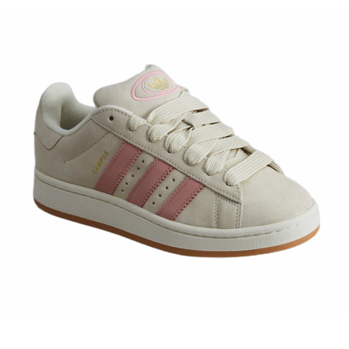 Buty sportowe damskie młodzieżowe Adidas Campus 00s W Cream White / Glow Pink - JI2752