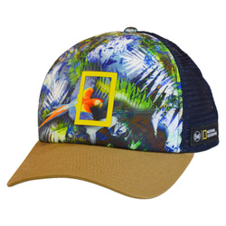 Czapka z daszkiem Buff Scarlett Macaw National Geographic L/XL Trucker - 125382.555.30.00