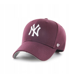 Czapka z daszkiem dziecięca 47 Brand MLB NY New York Yankees Kids Bordowa - B-RAC17CTP-KM-KID