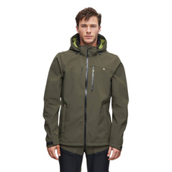 Kurtka męska przeciwdeszczowa wiatroodporna softshell Alpinus Roignais Oliwkowa - MK18863