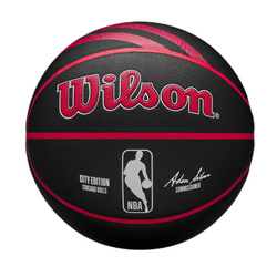 Piłka do koszykówki Wilson 2023-2024 NBA Chicago Bulls Team City Collector Basketball - WZ4024105