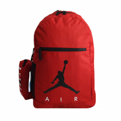 Plecak szkolny Air Jordan School Backpack Gym Red + Piórnik -  9B0503-R78