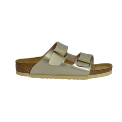 Wygodne Klapki Sandały Birkenstock Arizona Kids BS Electric Metallic Gold - 1014840