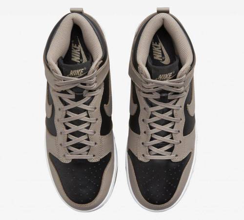 Buty Jesienne Damskie Nike Dunk High Moon Fossil Szare (W) - DD1869-002