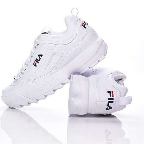 Buty damskie FILA Disruptor Low białe -1010302-01FG