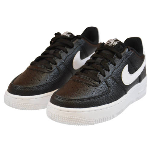 Buty damskie młodzieżowe Nike Air Force 1 GS Black/White - CT3839-002