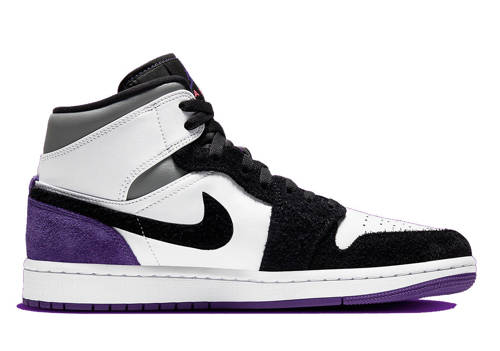 Buty do koszykówki Air Jordan 1 Mid SE Varsity Purple - 852542-105