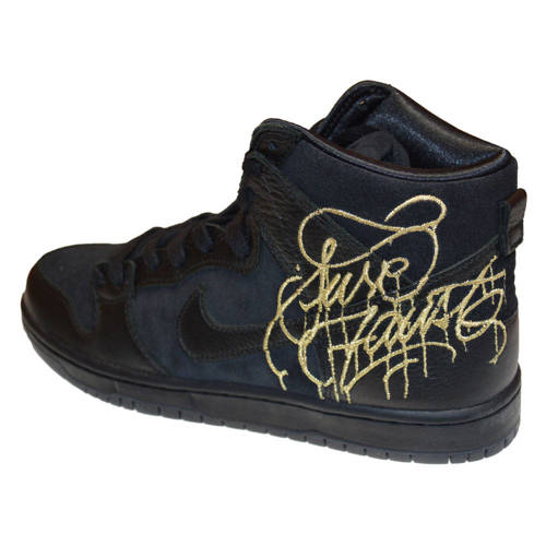 Buty męskie sportowe Nike SB Dunk High FAUST Black Gold - DH7755-001