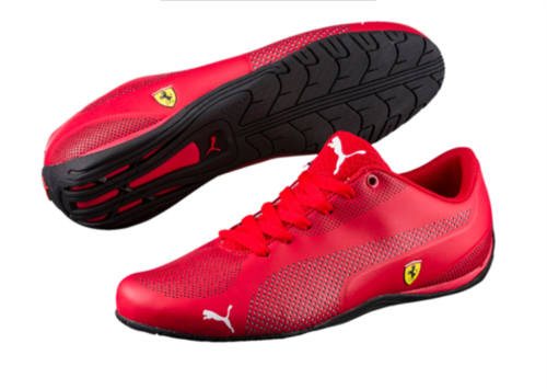 Buty sportowe Puma Ferrari Cat 5 Ultra czerwone - 305921-01