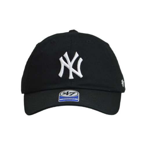 Czapka z daszkiem dziecięca 47 Brand MLB NY New York Yankees '47 Clean Up Kids Czarna - B-NLRGW17GWS-BKC-KID