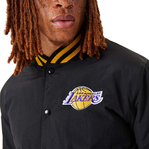 Kurtka bomberka New Era NBA Los Angeles Lakers Script Bomber Jacket - 60332205