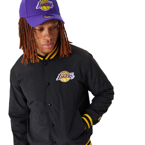 Kurtka bomberka New Era NBA Los Angeles Lakers Script Bomber Jacket - 60332205