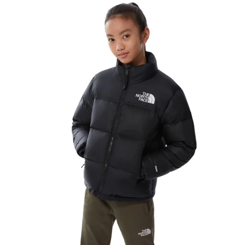 Kurtka puchowa dziecięca The North Face 1996 Nuptse Jr. Down Black - NF0A7WQOJK31