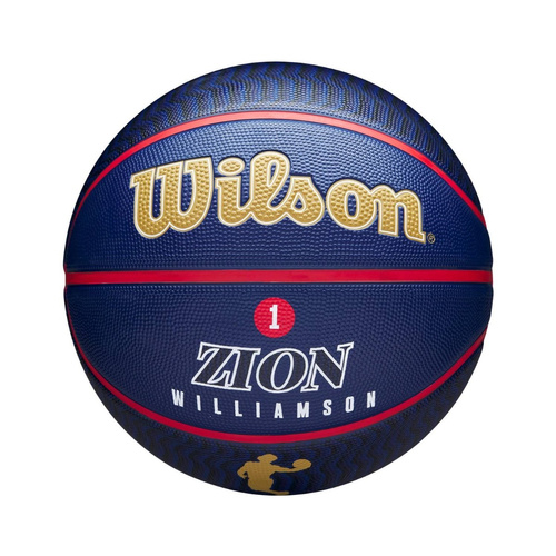 Piłka do Koszykówki Kosza WILSON NBA Zion + Pompka do piłki WILSON BSKT 6