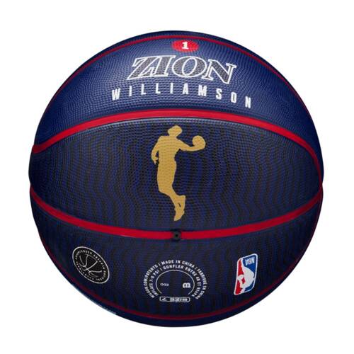 Piłka do Koszykówki Kosza WILSON NBA Zion + Pompka do piłki WILSON BSKT 6