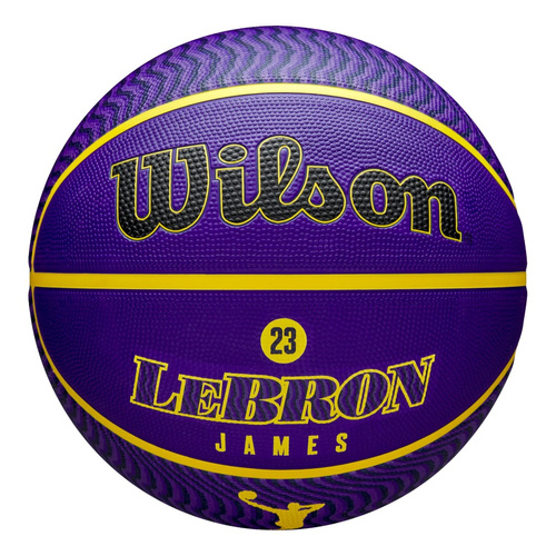 Piłka do kosza WILSON NBA LeBron James Lakers + Pompka do piłki WILSON