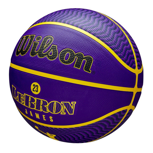 Piłka do kosza WILSON NBA LeBron James Lakers + Pompka do piłki WILSON