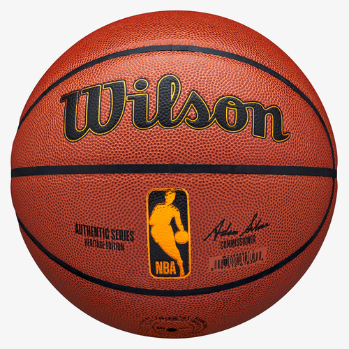 Piłka do koszykówki Kosza Wilson NBA Authentic Heritage Indoor WZ2008901XB