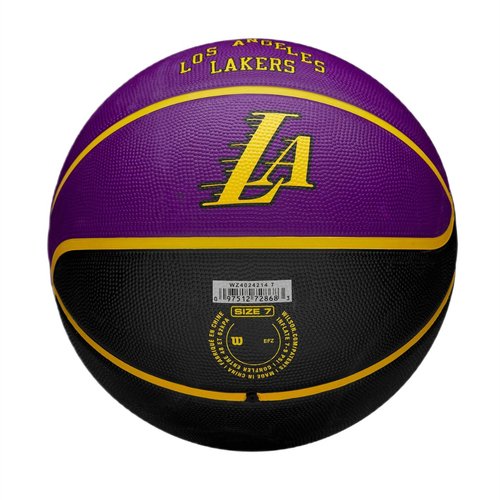 Piłka do koszykówki Wilson NBA Lakers Team City Edition WZ4024214XB r.7