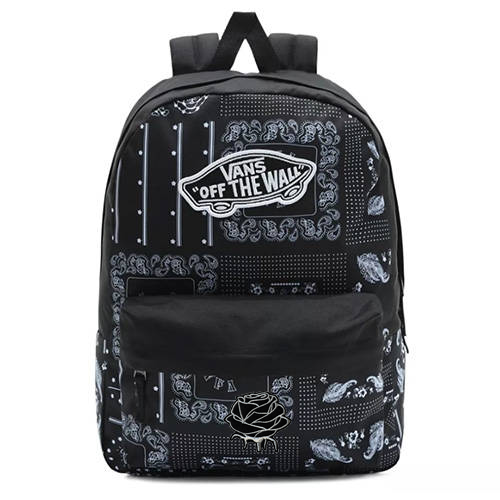 Plecak młodzieżowy Vans Realm Backpack Mix of Patterns Custom Silver Rose