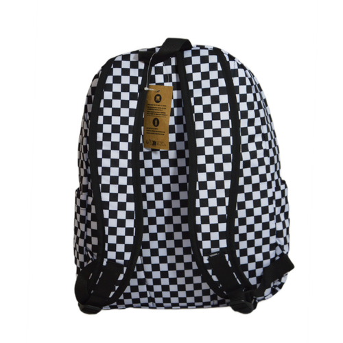 Plecak szkolny sportowy Vans Old Skool Check Backpack Kratka White/Black VN000H4XY281 + Worek VANS Benched Bag