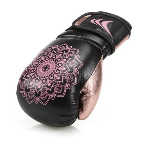 Rękawice bokserskie kobiece Mandala Black/Pink Yakimasport - 100550