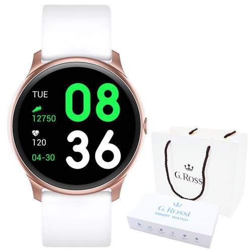 Zegarek damski Smartwatch G. Rossi opaska SMS Kroki Puls Kalorie