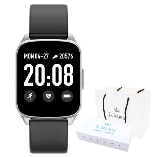 Zegarek smartwatch G. Rossi Puls Kroki Ciśnienie SMS Kalorie Dystans