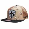 Czapka z daszkiem Mitchell & Ness NBA Brooklyn Nets Choco Camo - HHSS1101-BNEYYPPPCAMO