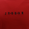 Koszulka sportowa T-shirt męski Air Jordan Jumpman Embroidered Air Crew Czerwona - DM3182-689